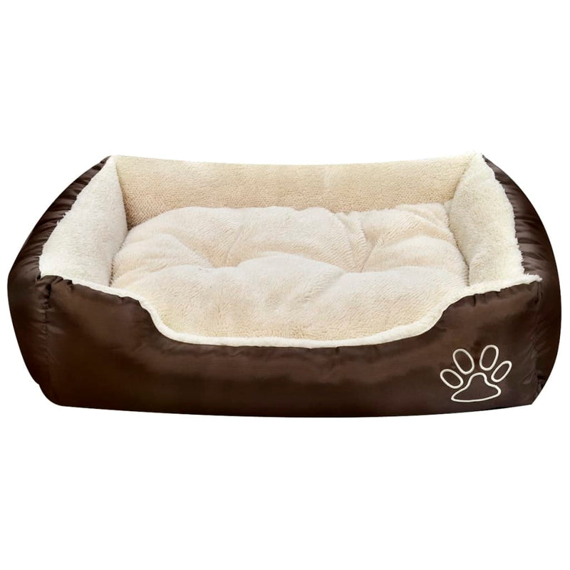 Load image into Gallery viewer, Vidaxl hondenbed bruin en beige xxl
