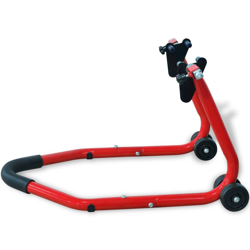 Load image into Gallery viewer, VidaXL Motorfiets voorwiel standaard rood
