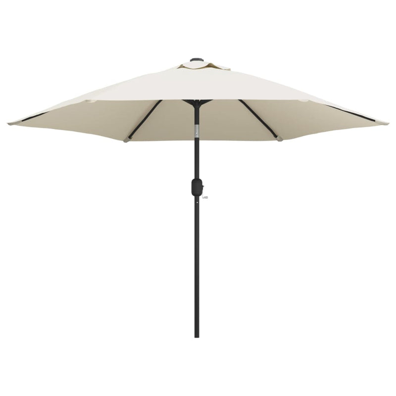 Load image into Gallery viewer, Vidaxl zweefparasol met led 3 m zandwit
