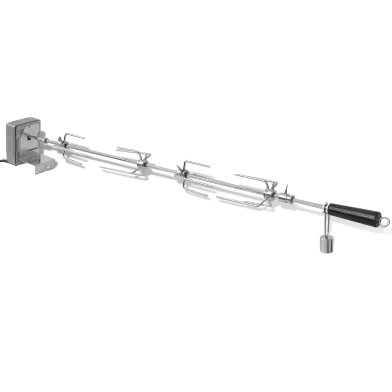 Load image into Gallery viewer, Vidaxl bbq draaispit met motor staal 1000 mm
