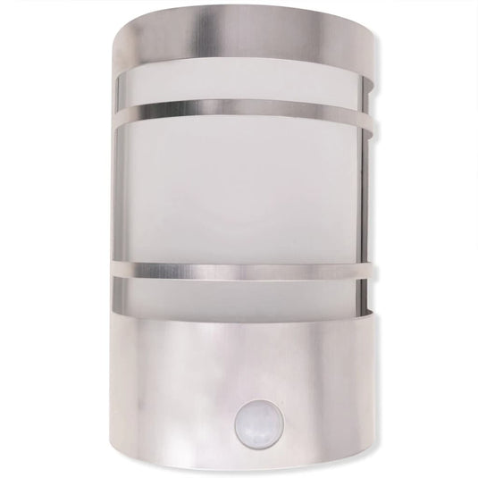 Vidaxl buitenwandlamp met sensor rvs