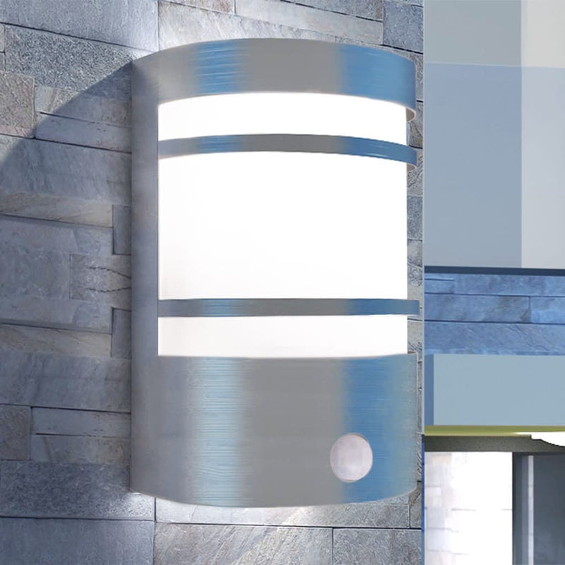 Load image into Gallery viewer, VidaXL Buitenwandlamp met sensor RVS
