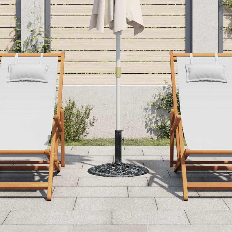 Load image into Gallery viewer, Vidaxl parasolvoet 12 kg 48 cm gietijzer
