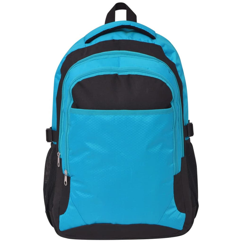 Load image into Gallery viewer, Vidaxl rugzak voor school 40 l zwart en blauw
