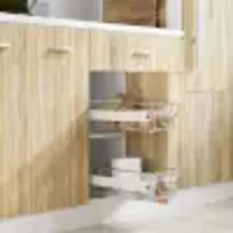 Load image into Gallery viewer, Vidaxl draadmanden uittrekbaar 2 st 400 mm zilverkleurig
