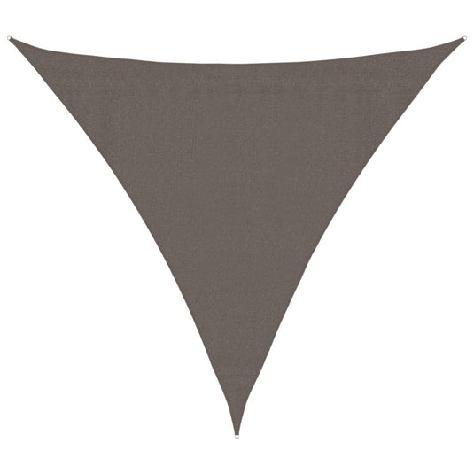 Vidaxl zonnescherm antraciet driehoekig 3,6x3,6x3,6 m hdpe