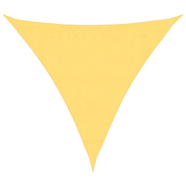 Vidaxl zonnescherm hdpe driehoekig 3,6x3,6x3,6 m beige