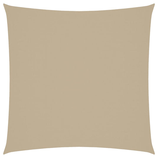 Vidaxl zonnescherm vierkant 3,6x3,6 m oxford stof beige
