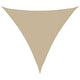 Vidaxl zonnescherm driehoekig 3,6x3,6x3,6 m oxford stof beige