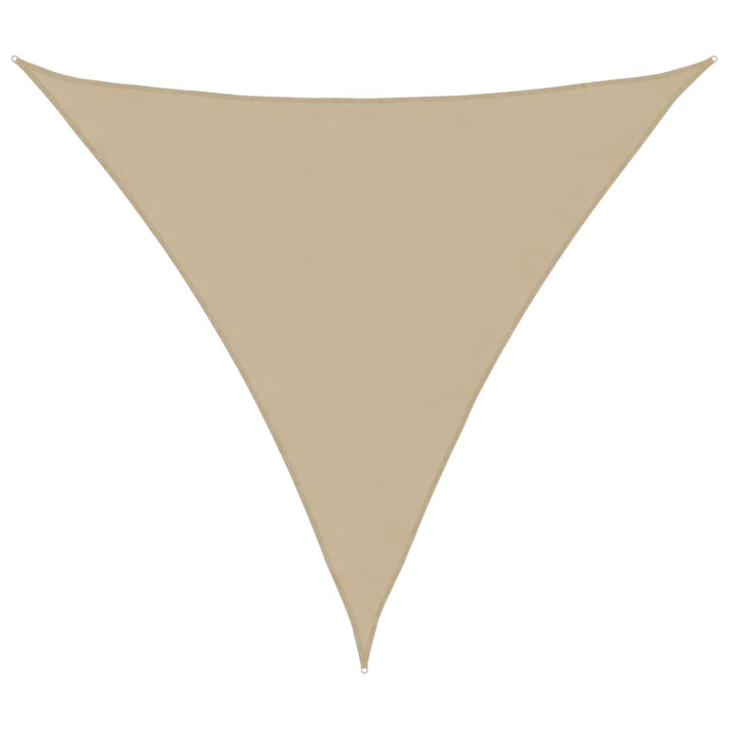 Load image into Gallery viewer, Vidaxl zonnescherm driehoekig 5x5x5 m oxford stof beige
