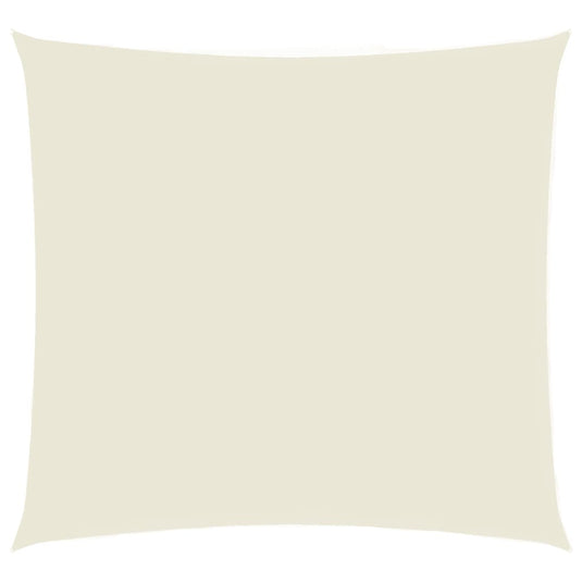 Vidaxl zonnescherm vierkant 3,6x3,6 m oxford stof crèmekleurig