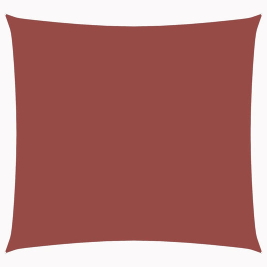 Vidaxl zonnescherm vierkant 3,6x3,6 m oxford stof terracottakleur
