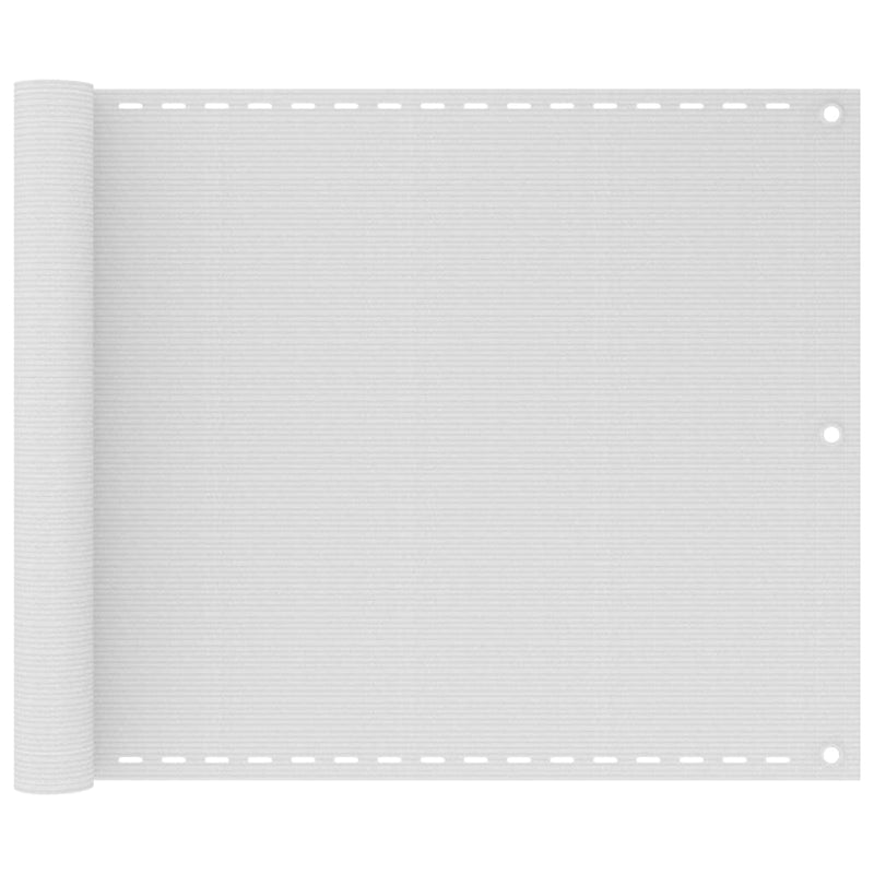 Load image into Gallery viewer, VidaXL Balkonscherm HDPE 75x400 cm wit
