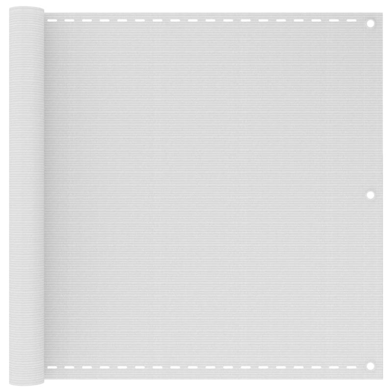 Load image into Gallery viewer, VidaXL Balkonscherm wit 90x600 cm HDPE
