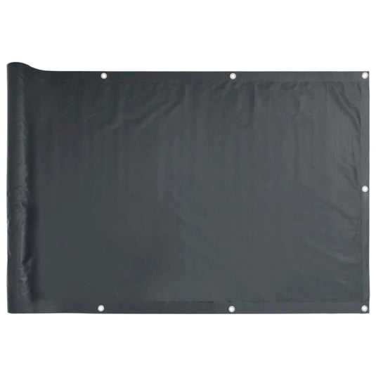 Vidaxl balkonscherm 90x400 cm oxford stof antraciet