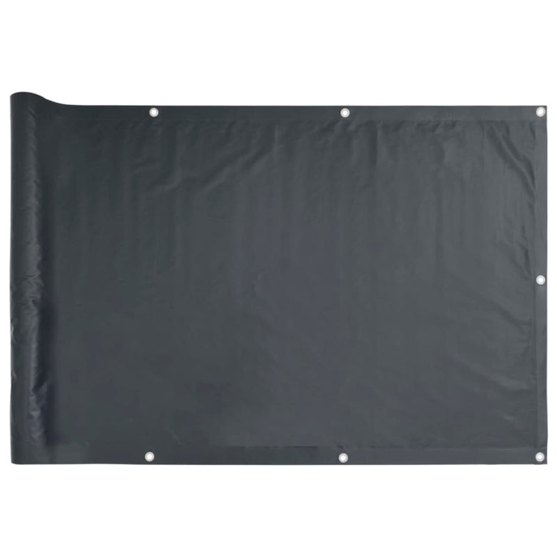 Afbeelding laden in galerijviewer, Vidaxl balkonscherm 90x600 cm oxford stof antraciet
