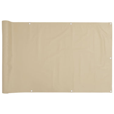 Vidaxl balkonscherm oxford textiel 90x600 cm beige