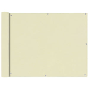 Vidaxl balkonscherm oxfordtextiel 90x600 cm crème