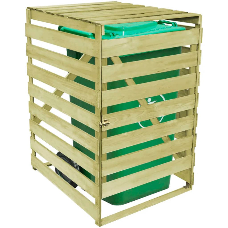 Load image into Gallery viewer, VidaXL Containerberging enkel 240 L geïmpregneerd hout
