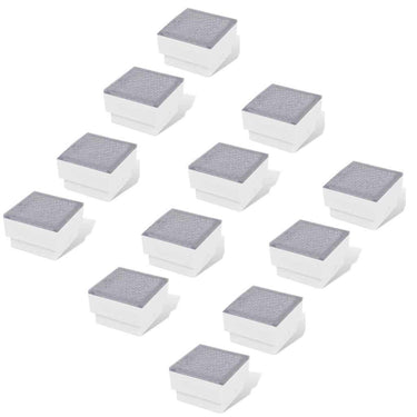 Vidaxl grondspots 12 st led 100x100x68 mm