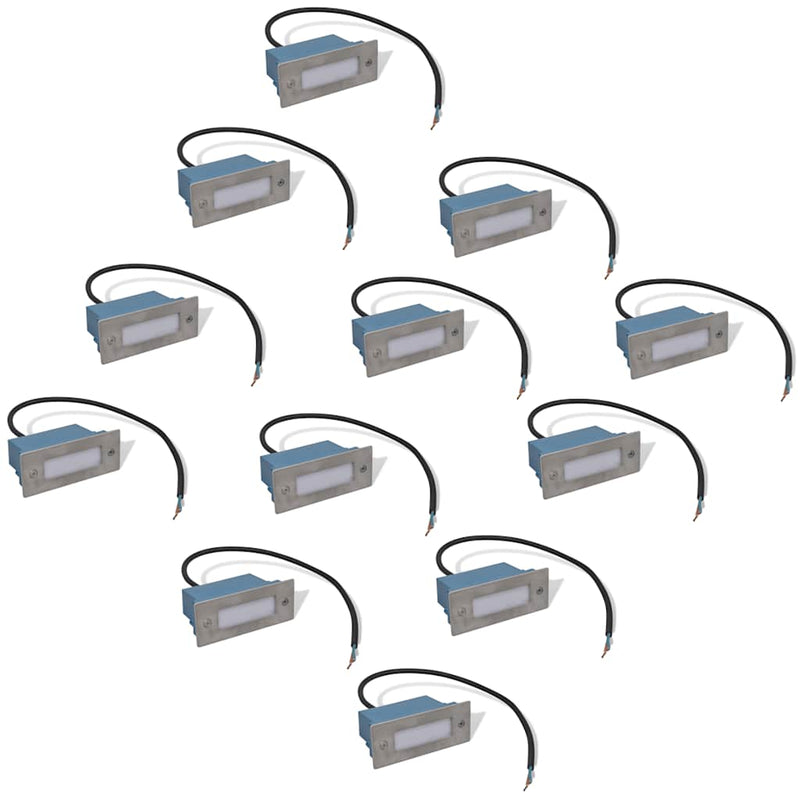Load image into Gallery viewer, Vidaxl trapinbouwspots 12 st led 44x111x56 mm
