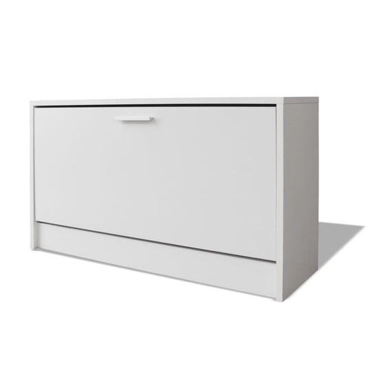 VidaXL Schoenen opbergkast 80x24x45 cm wit