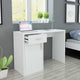 Vidaxl bureau met lade en kastje 100x40x73 cm wit