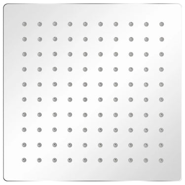 Vidaxl regendouchekop roestvrij staal 20x20 cm vierkant