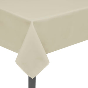 Vidaxl tafelkleden 5 stuks créme 170x130 cm
