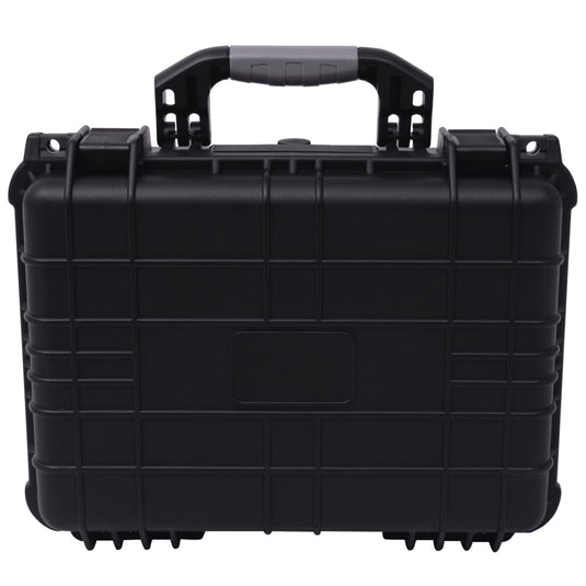 Vidaxl beschermende materiaalkoffer 40,6x33x17,4 cm zwart