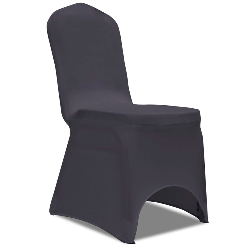 Load image into Gallery viewer, Vidaxl stoelhoes stretch antraciet 6st
