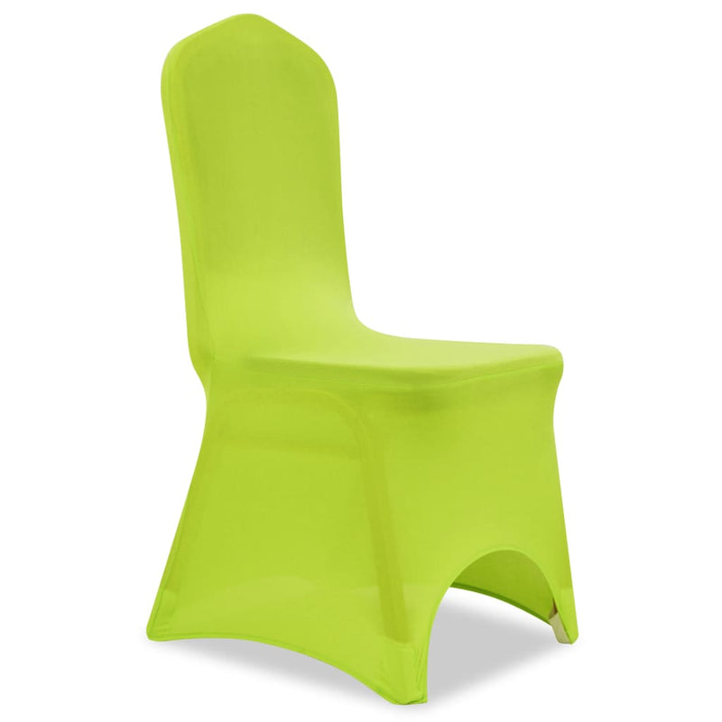 Load image into Gallery viewer, Vidaxl stoelhoes stretch 4 stuks groen
