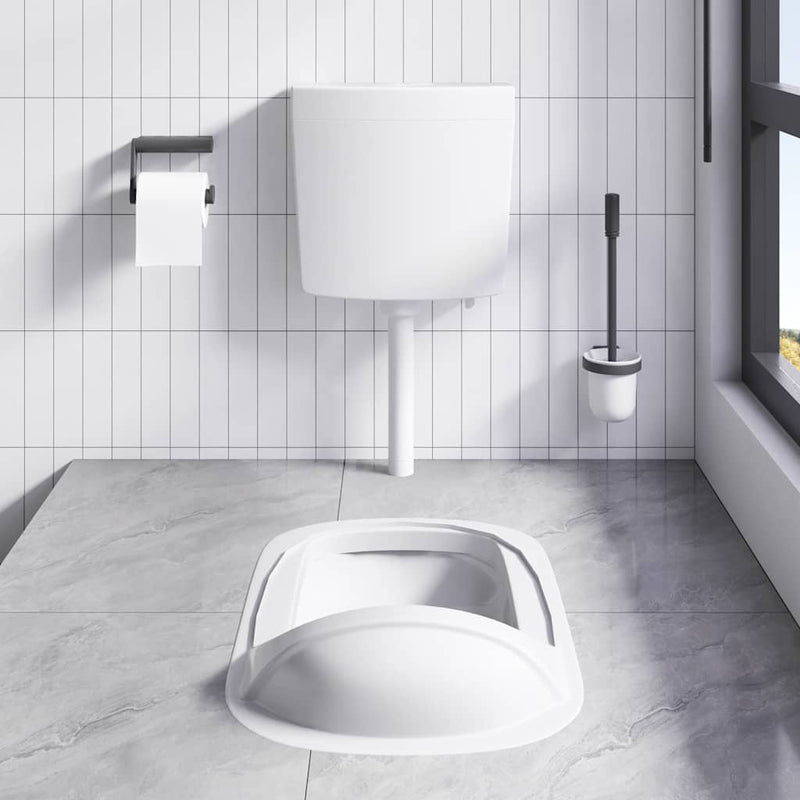 Load image into Gallery viewer, Vidaxl toiletstortbak met watertoevoer onderin 3 6 l wit

