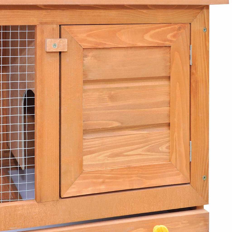 Chargez l'image dans la visionneuse de la galerie, Vidaxl buitenkonijnenhok voor kleine huisdieren, 1 deur, hout
