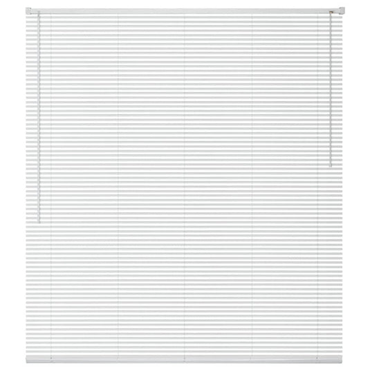 VidaXL Zonwering aluminium 140x160 cm wit