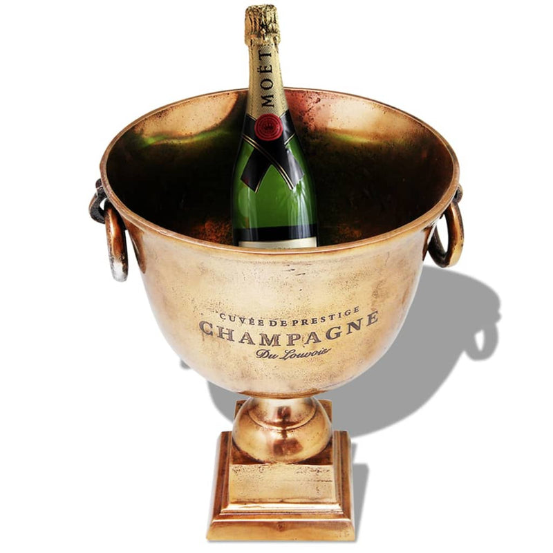 Load image into Gallery viewer, Vidaxl prijzenbeker champagnekoeler koperbruin
