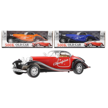 Old car frictie 500k 1:20 3 assorti windowbox