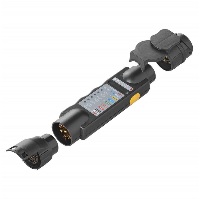 Load image into Gallery viewer, Proplus plug tester 7-pin 12 v + 2 adapters 343524
