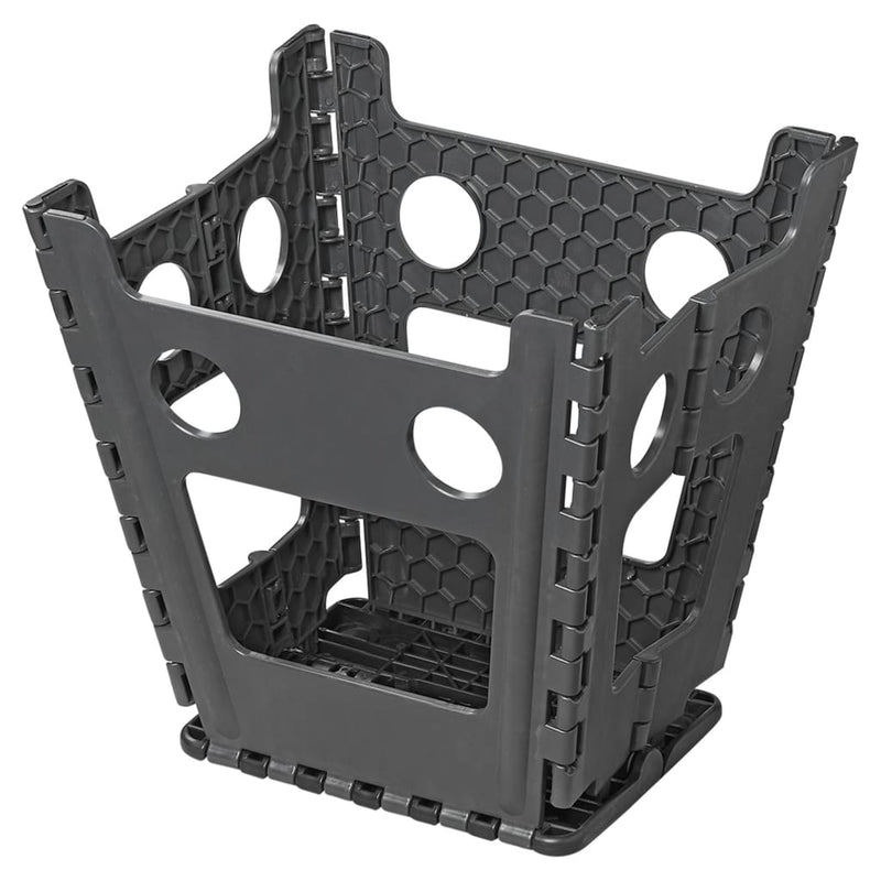 Load image into Gallery viewer, Proplus opvouwbaar opstapje zwart grijs 29 x 21,5 x 39,5 cm
