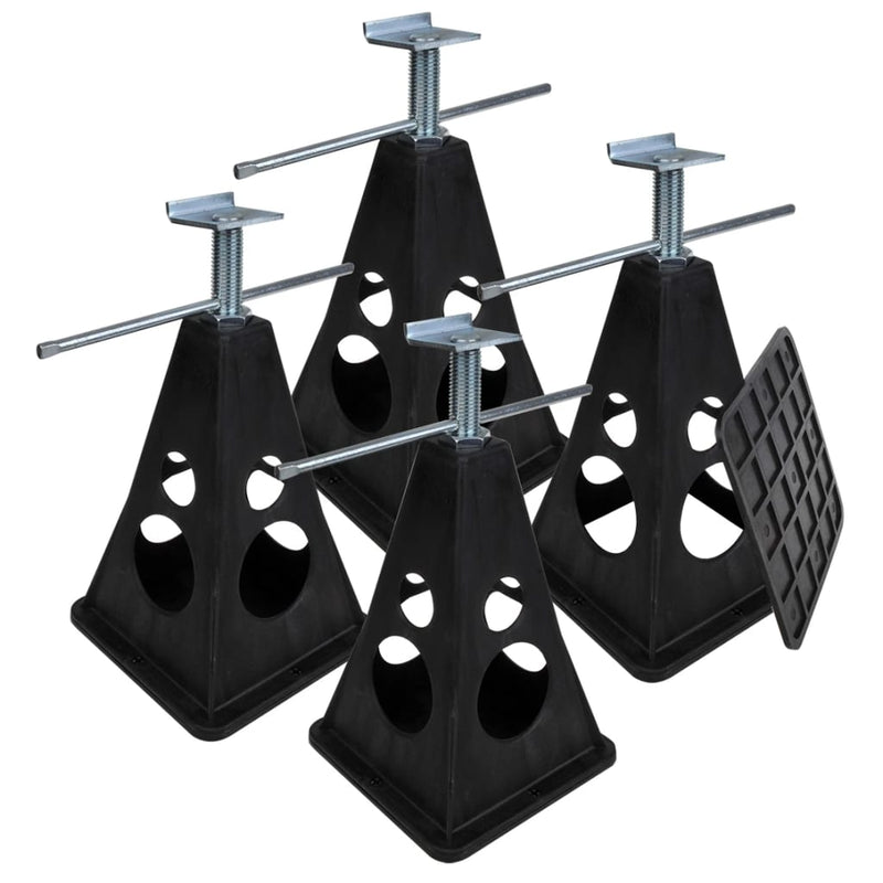 Load image into Gallery viewer, ProPlus Caravanhoeksteunenset tot 3000 kg 4 stuks
