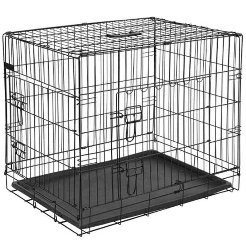 Load image into Gallery viewer, @Pet @Pet Hondenbench 77,5x48,5x55,5 cm metaal zwart 15002
