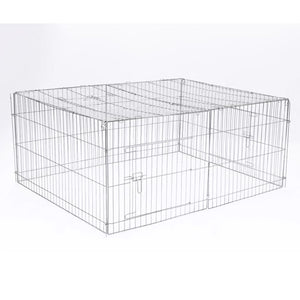 @pet huisdierenren voor buiten castle 144x112x60 cm metaal