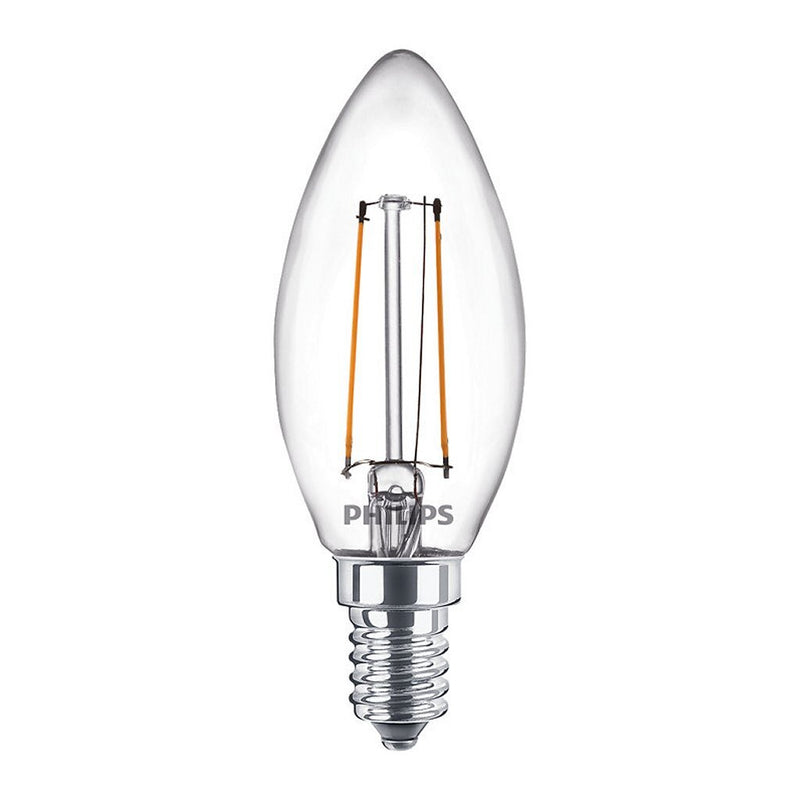 Load image into Gallery viewer, Philips led classic kaarslamp 25w b35 e14 warm wit
