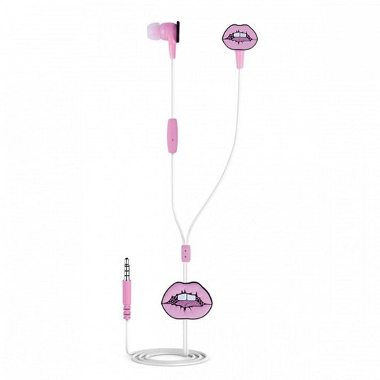 Kangaro k-58191005 dresz in-ear oordopjes lippen roze