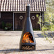 Redfire openhaard kingston 43x120 cm staal matzwart
