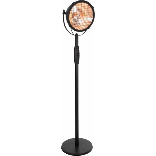 Sunred Sunred Terrasverwarmer staand Indus 2100 W halogeen zwart