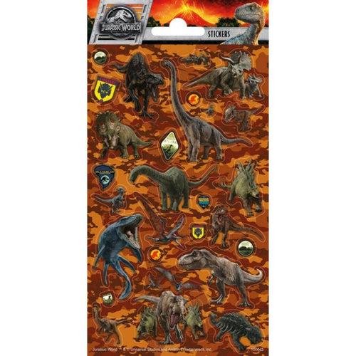 Totum stickervel jurassic world