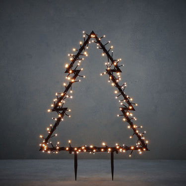Overige merken luca lighting tuin decoratie led boom 175 leds 53x1x75 cm warm wit zwart