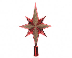 Decoris Decoris Kerst Piek Kunststof Kerstrood 6.5x14.5x25.5 cm
