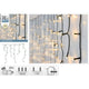 Home styling ijspegelverlichting 360led warmwit